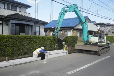 道路排水・側溝の工事