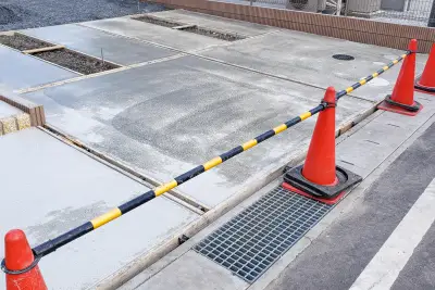 コンクリートの土間舗装