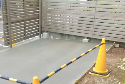 駐車スペースの新設工事